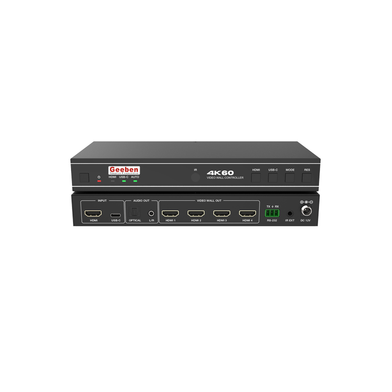 视频墙控制器 4K60 1×4 视频墙控制器 4K60 1×4